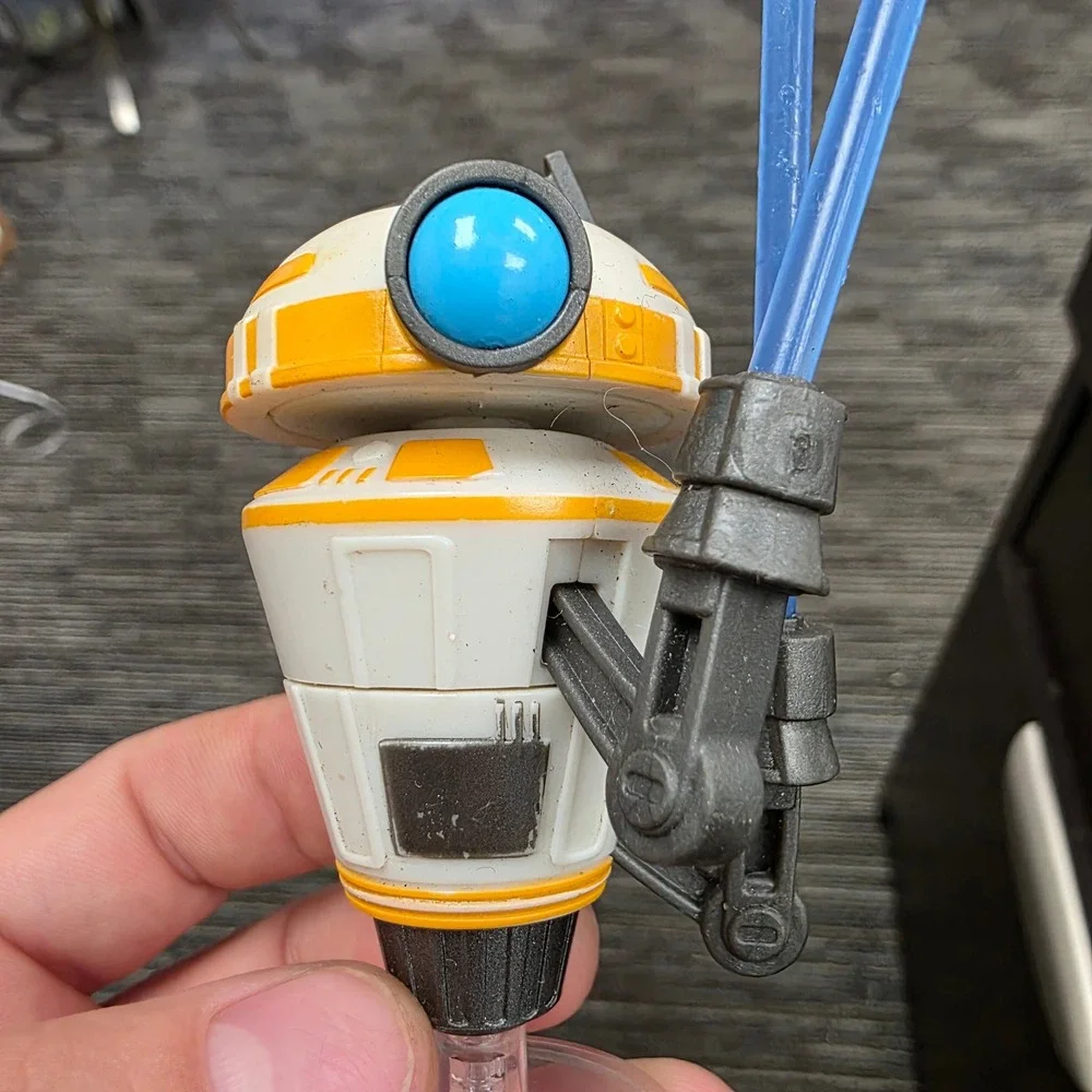 Star Wars Droid Depot Training Remote Droid Figure Orange White Blue 4 Inch